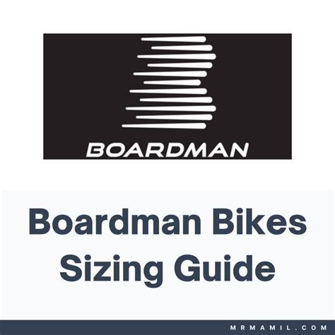 boardman size chart.